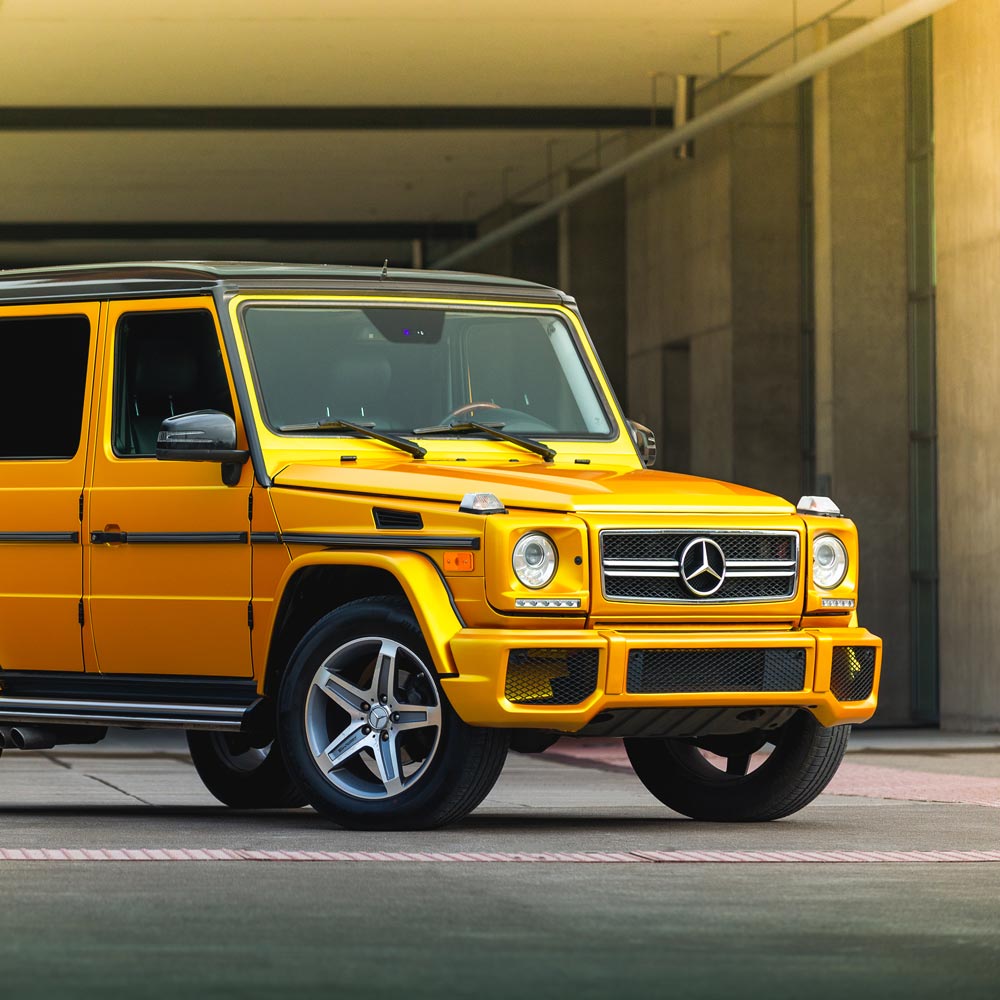 Wrapped G wagon